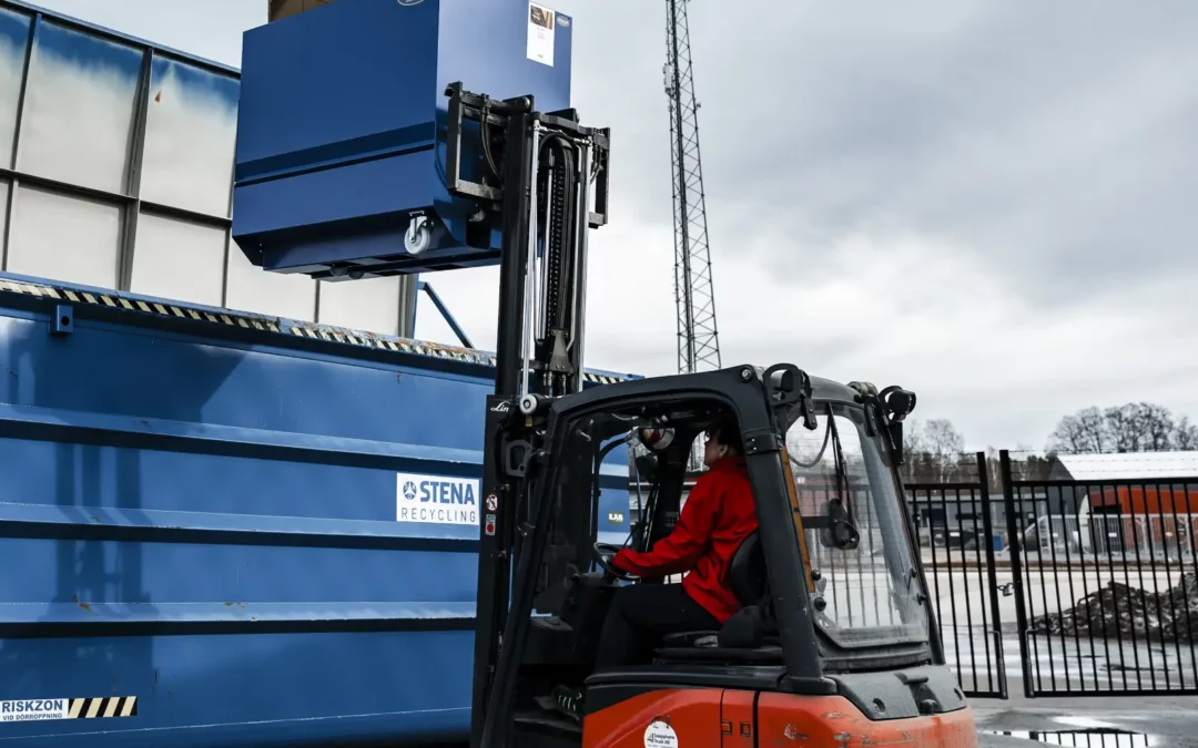 Avfallslogistik: färre tömningar, effektivare flöden